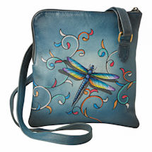 Product Image for Dragonflies Leather Crossbody Bag