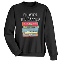Alternate Image 2 for I'm With The Banned T-Shirt or Sweatshirt
