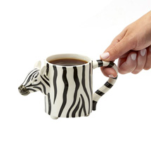 Alternate Image 1 for Zebra Porcelain Mug