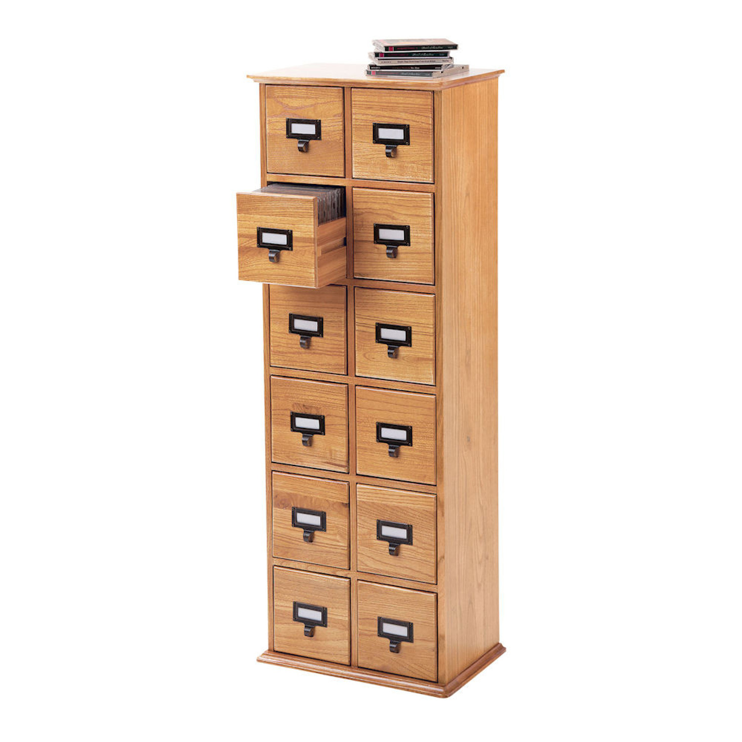 Library Cd Storage Cabinet - 12 Drawers | Shop.Pbs.Org