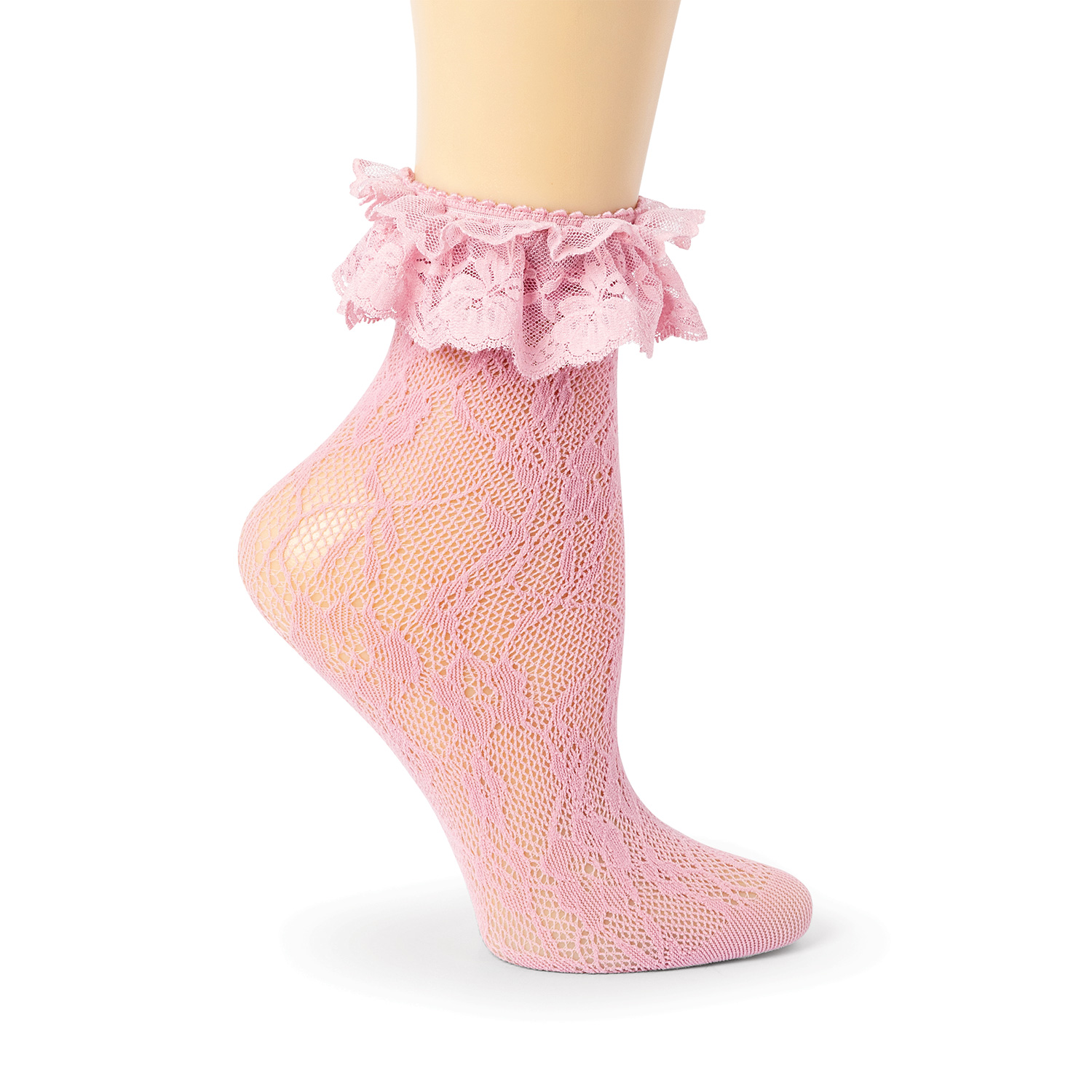 Short And Sweet Ruffled Lace Socks - Set of 3 | Shop.PBS.org