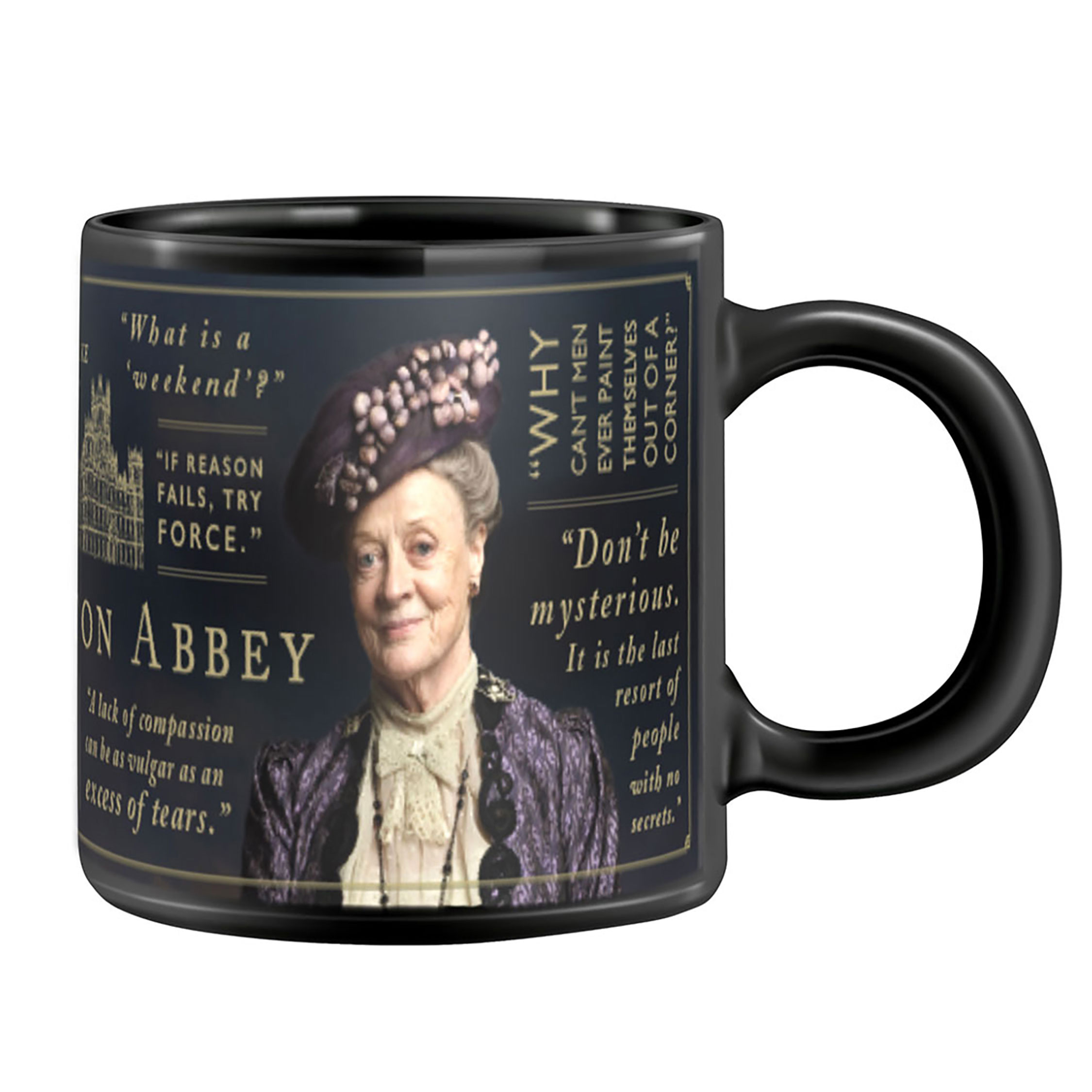 Downton Abbey Lady Violet Wit & Wisdom Heat-Changing Mug | Shop.PBS.org
